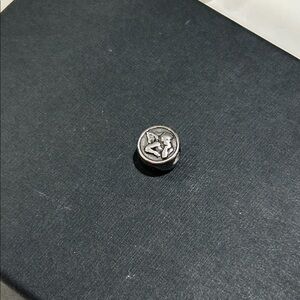 Silver Cherub Angel Bead